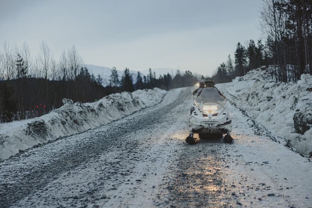 Exercise Joint Viking 25: Snowmobile Course