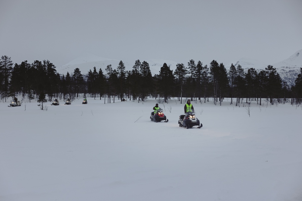 Exercise Joint Viking 25: Snowmobile Course