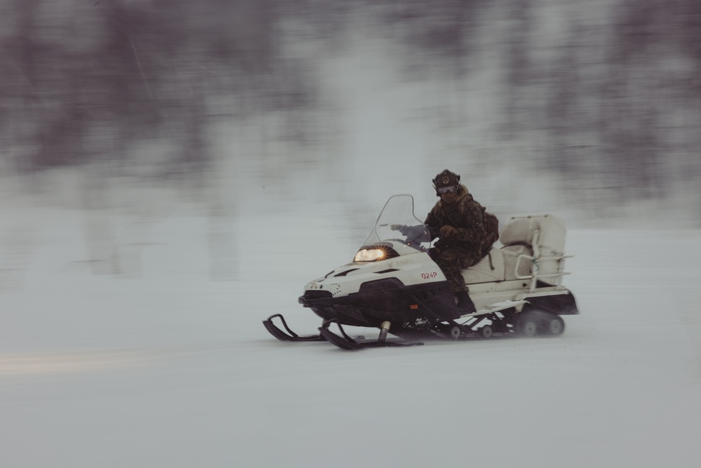 Exercise Joint Viking 25: Snowmobile Course