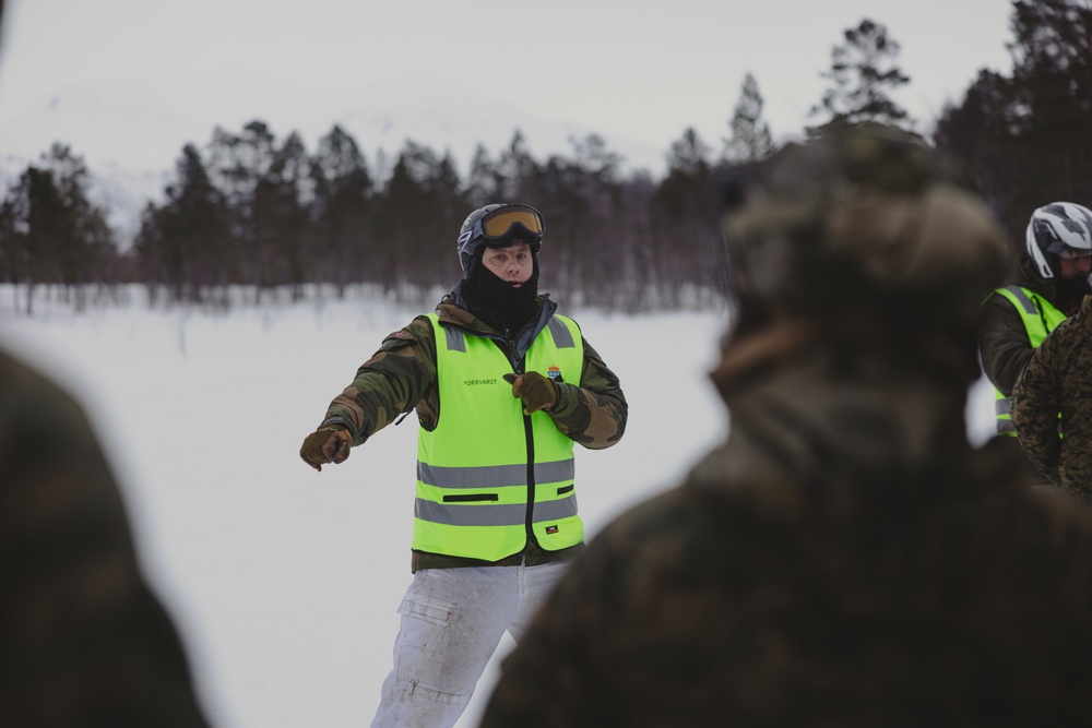 Exercise Joint Viking 25: Snowmobile Course