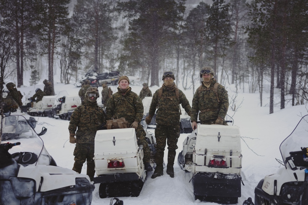 Exercise Joint Viking 25: Snowmobile Course