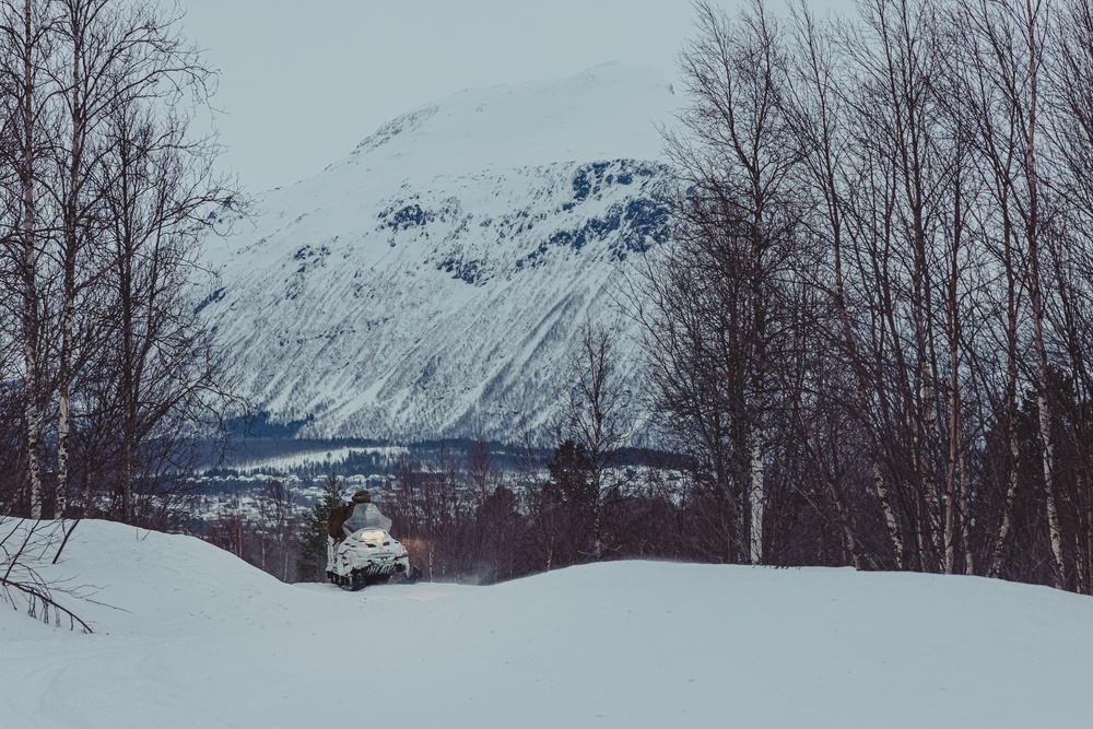 Exercise Joint Viking 25: Snowmobile Course