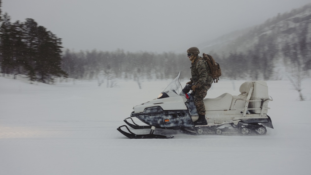 Exercise Joint Viking 25: Snowmobile Course