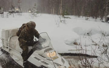 Exercise Joint Viking 25: Snowmobile Course