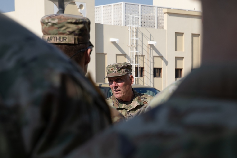 U.S. Air Force Brig. Gen. Michael O. Cadle addresses West Virginia, D.C. Best Warrior Competitors