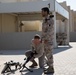 Qatar National Service Academy weapons instructor demonstrates proper weapons assembly