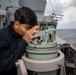 Sailors Stand Watch in the Pilot House Aboard USS Howard