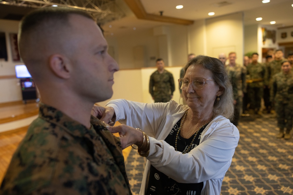 Chief Warrant Officer 3 Shawn Daley Limited Duty Officer Promotion Ceremony