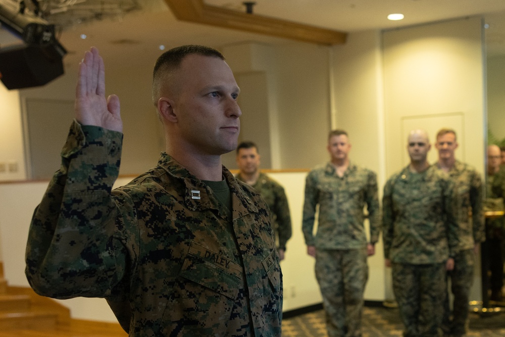 Chief Warrant Officer 3 Shawn Daley Limited Duty Officer Promotion Ceremony