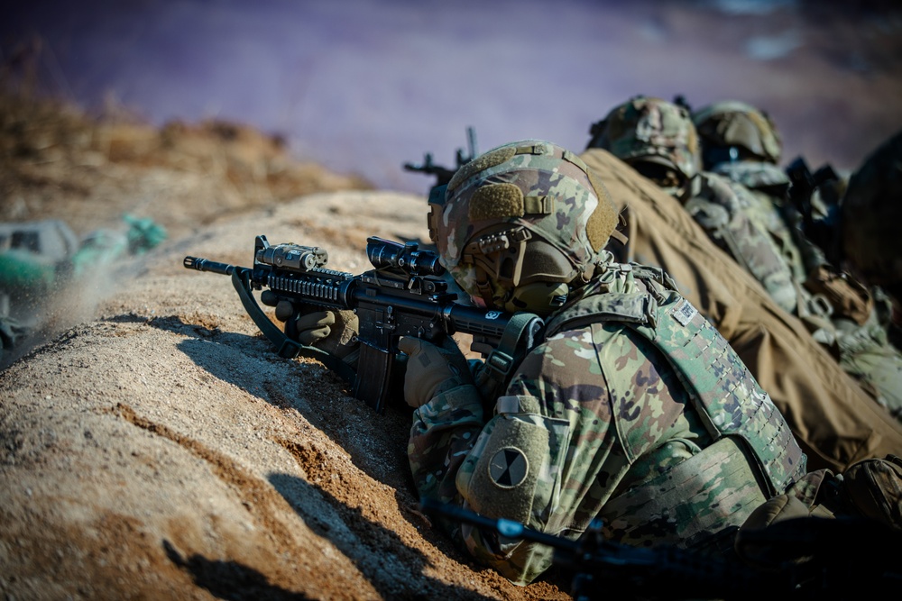 2nd Infantry Division, 2/3 Infantry Regiment Live-Fire Exercise