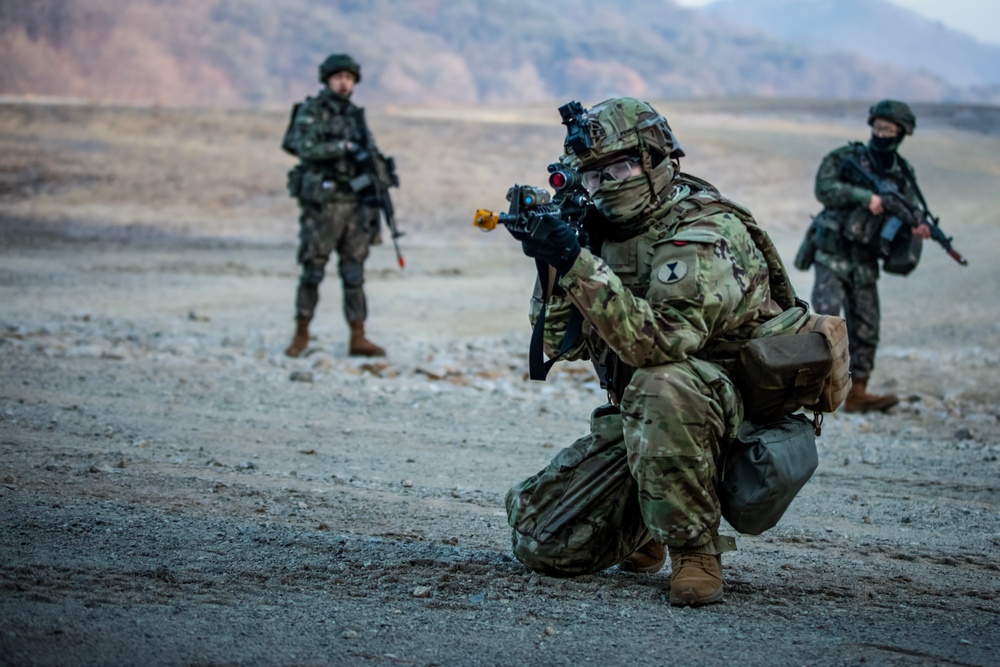 2nd Infantry Division, 2/3 Infantry Regiment Live-Fire Exercise