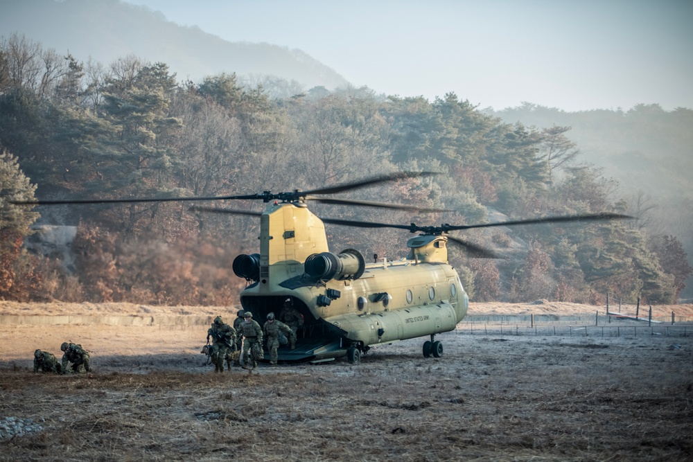 2nd Infantry Division, 2/3 Infantry Regiment Live-Fire Exercise