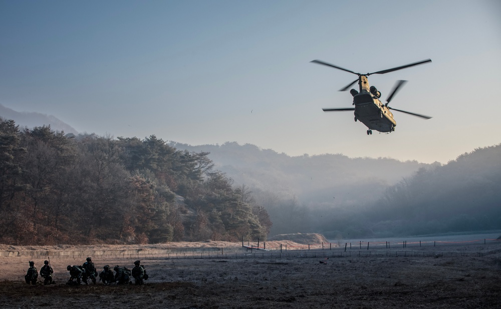 2nd Infantry Division, 2/3 Infantry Regiment Live-Fire Exercise