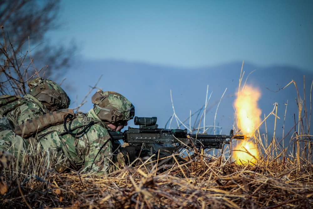 2nd Infantry Division, 2/3 Infantry Regiment Live-Fire Exercise