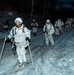 JGSDF Members Ski to Training Area