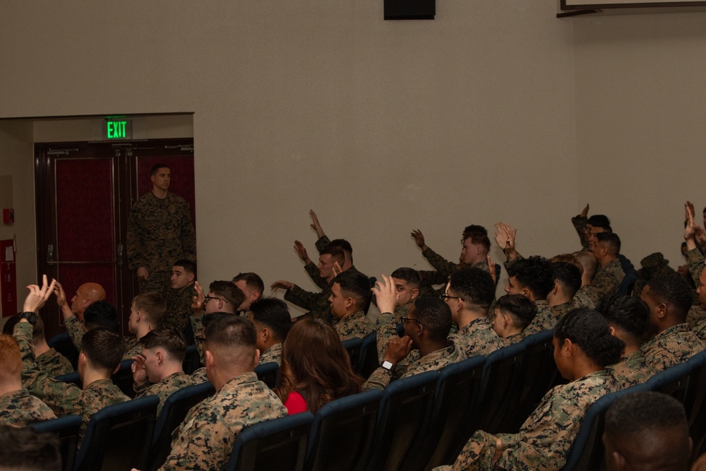 3rd MLG Holds Pre-Deployment Brief for Upcoming KMEP Exercise