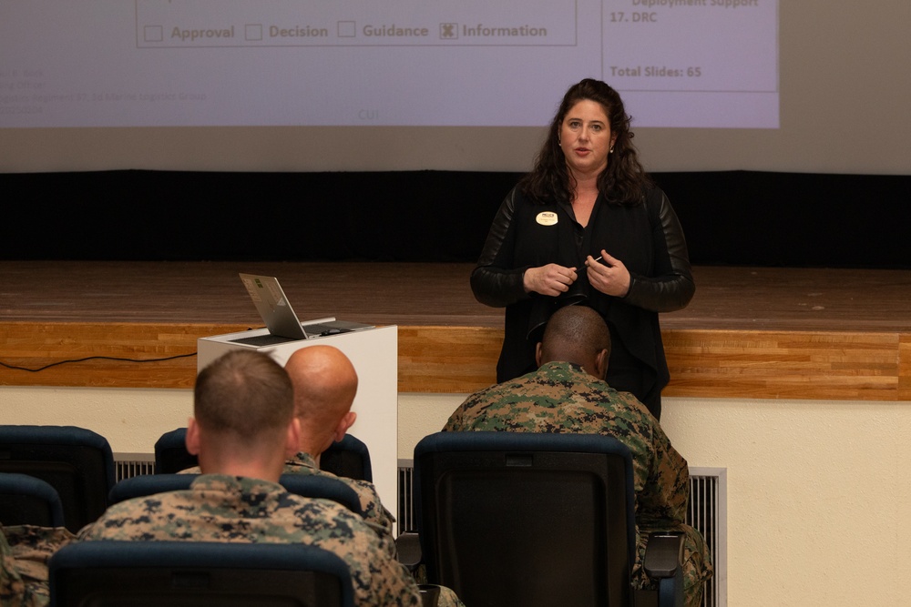 3rd MLG Holds Pre-Deployment Brief for Upcoming KMEP Exercise