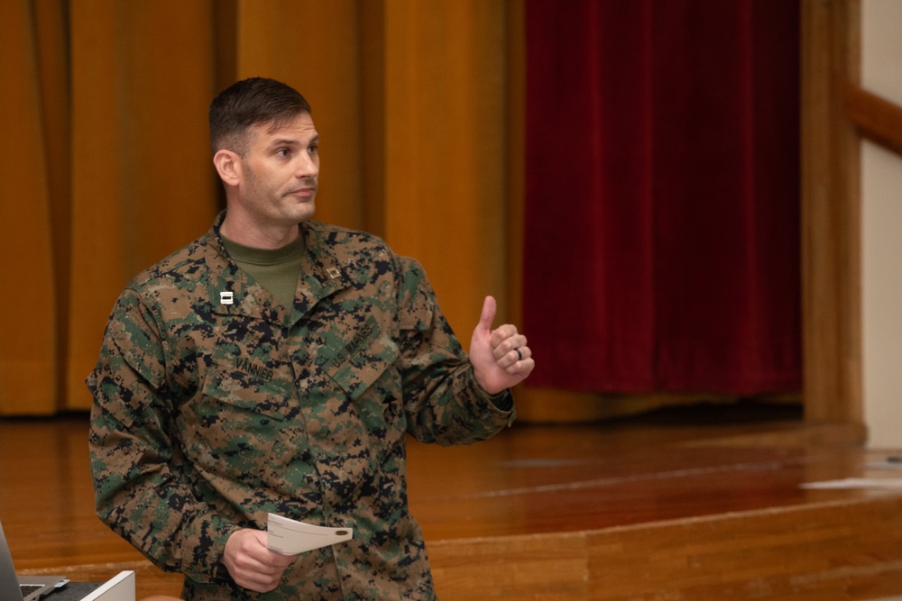 3rd MLG Holds Pre-Deployment Brief for Upcoming KMEP Exercise