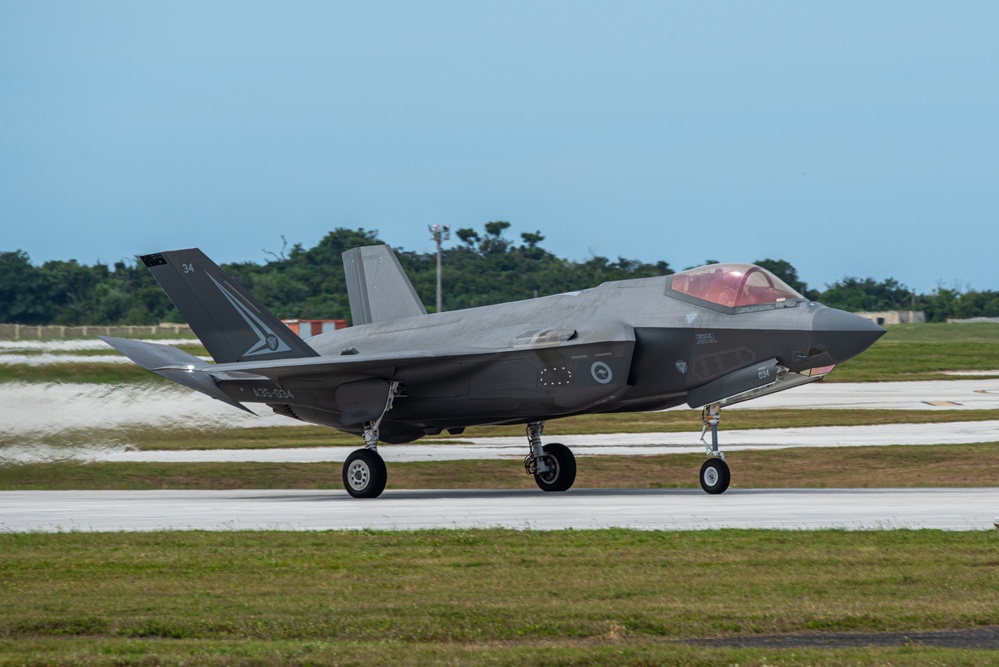 RAAF aircraft lands at Andersen AFB for CN25