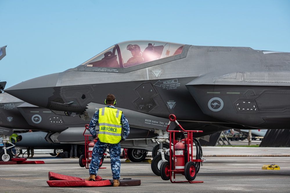 RAAF aircraft lands at Andersen AFB for CN25