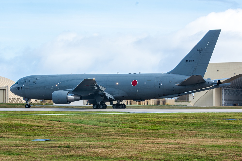 JASDF aircraft lands at Andersen AFB for CN25