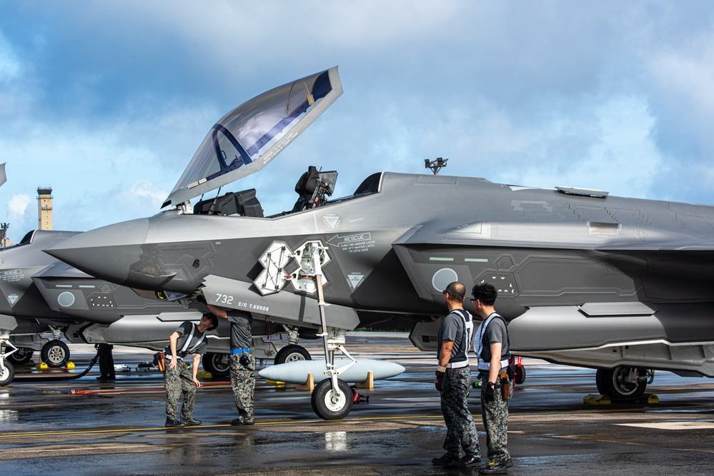 JASDF aircraft lands at Andersen AFB for CN25