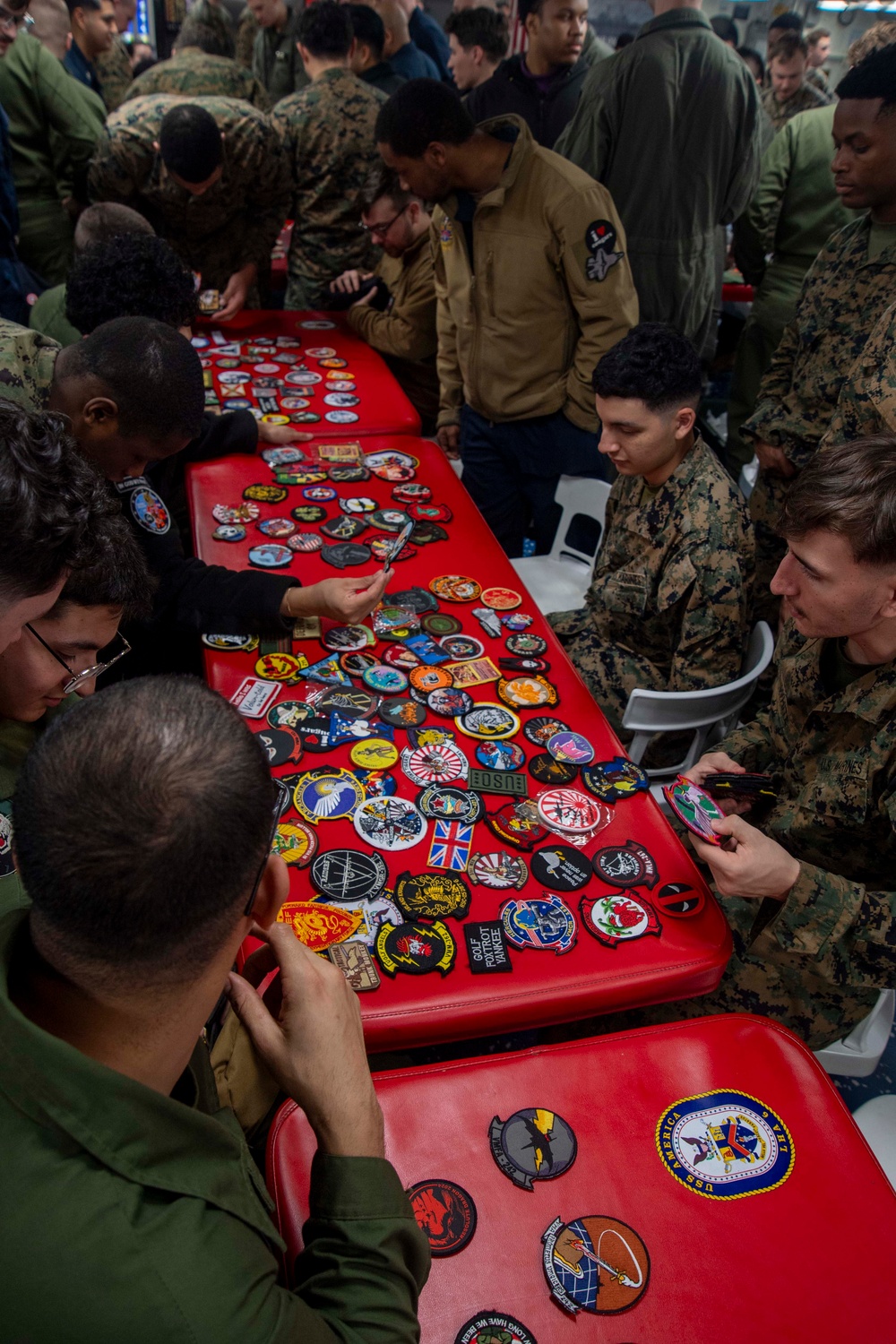 Coin and Patch Night aboard USS America (LHA 6)