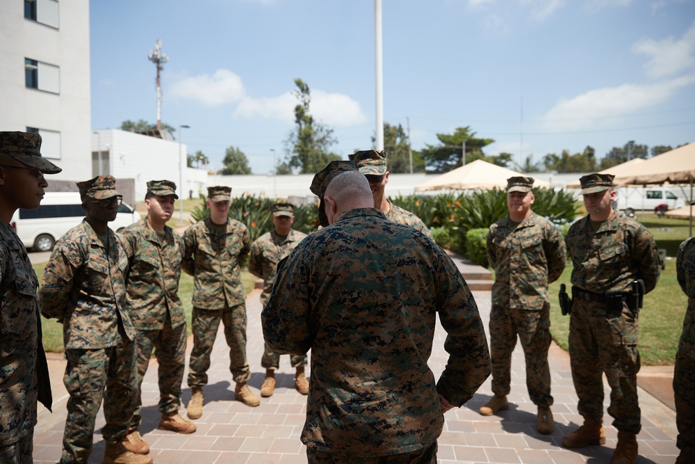 MARFOREUR/AF Commander Visits U.S. Embassy in Nairobi