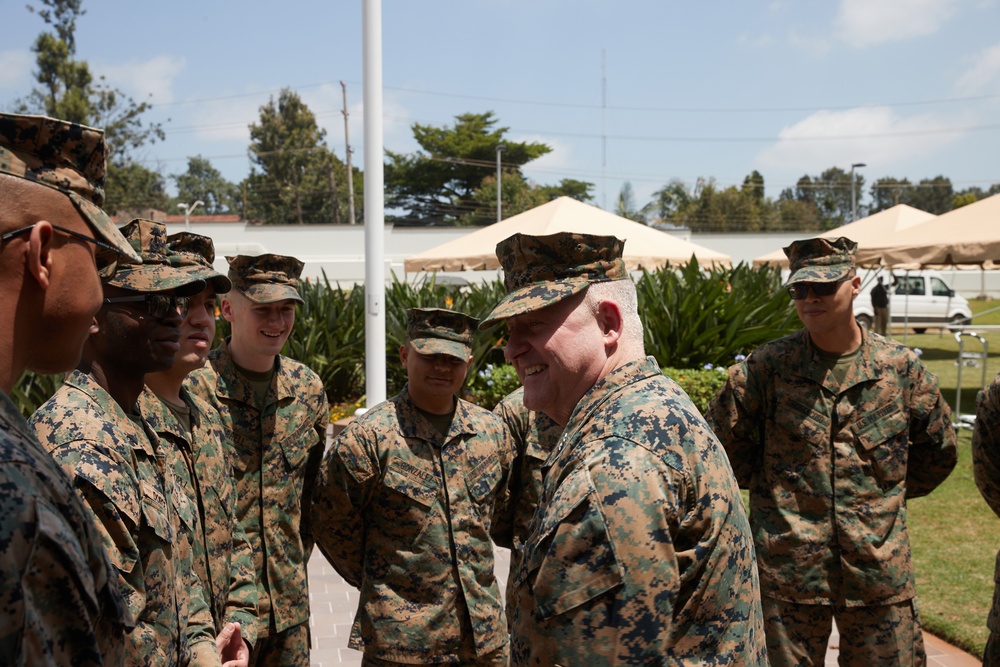 MARFOREUR/AF Commander Visits U.S. Embassy in Nairobi