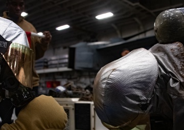 Aviation Firefighting Drill aboard USS America (LHA 6)