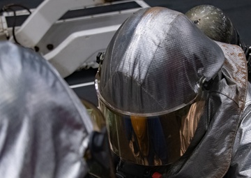 Aviation Firefighting Drill aboard USS America (LHA 6)