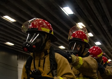 Aviation Firefighting Drill aboard USS America (LHA 6)