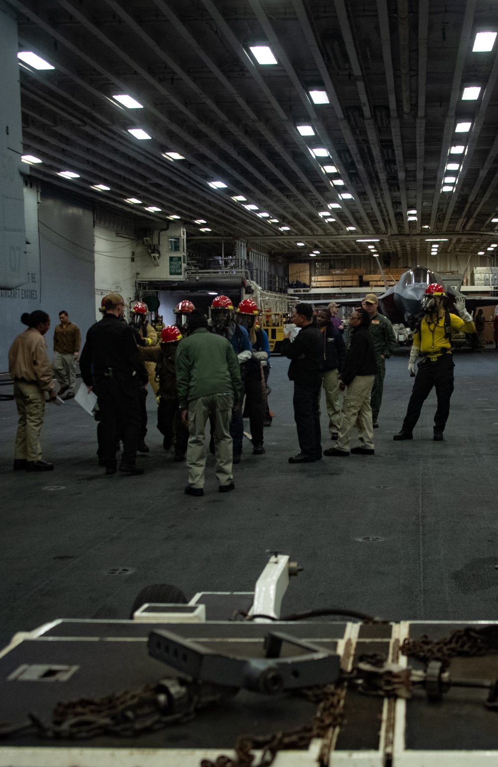 Aviation Firefighting Drill aboard USS America (LHA 6)