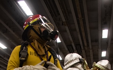 Aviation Firefighting Drill aboard USS America (LHA 6)