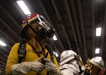 Aviation Firefighting Drill aboard USS America (LHA 6)