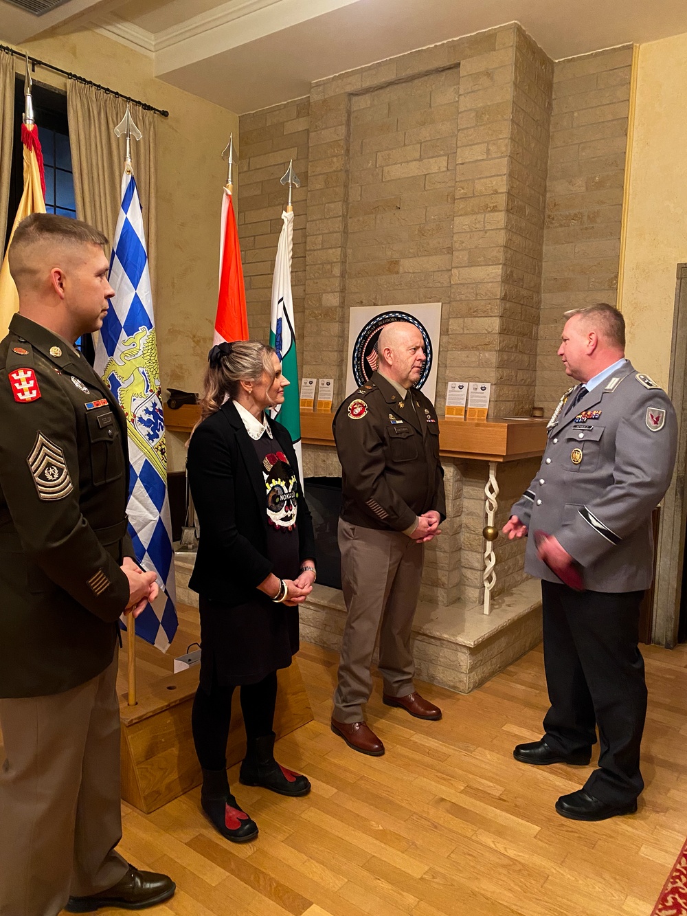 USAG Ansbach hosted the annual Garrison Commander's reception in 2025