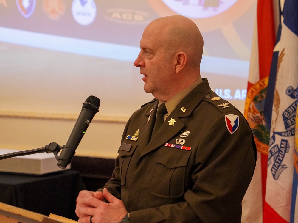 USAG Ansbach hosted the annual Garrison Commander's reception in 2025