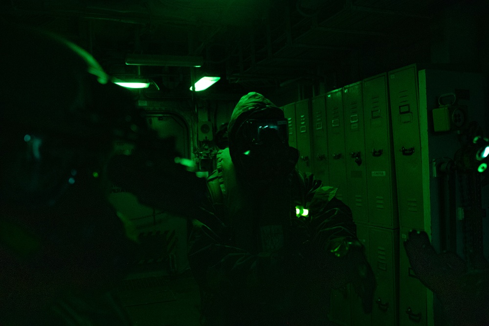 CBR Training aboard USS America (LHA 6)