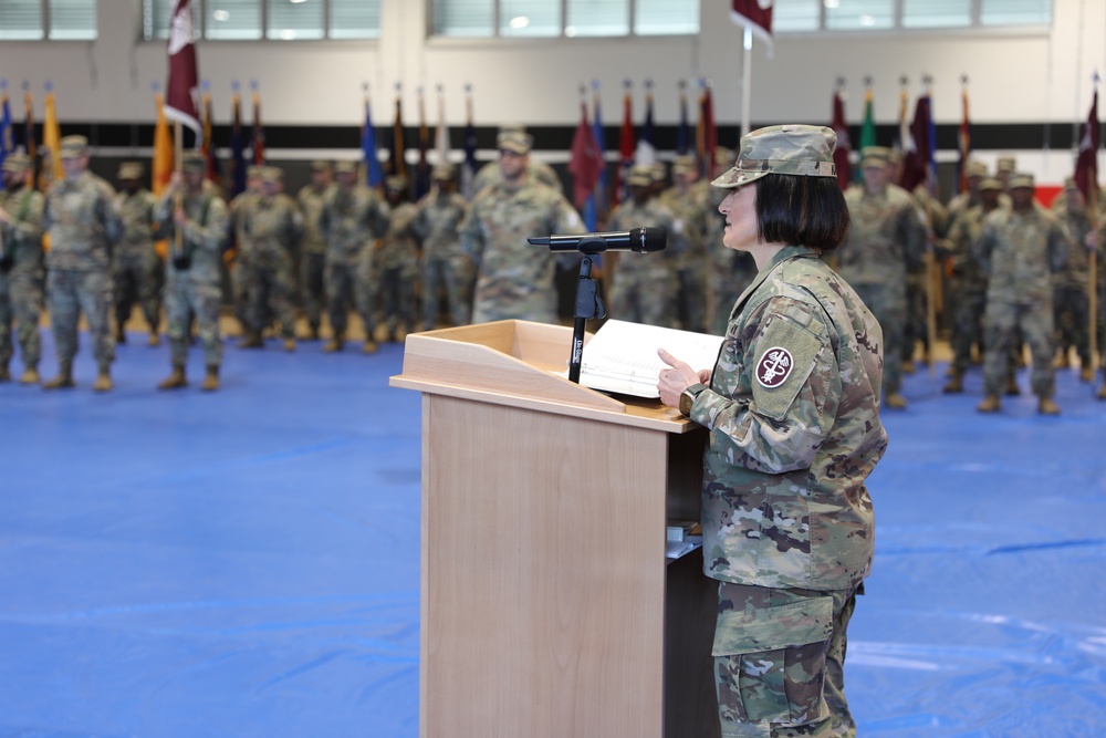 Medical Readiness Command, Europe welcomes new Command Sergeant Major