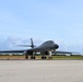 34th Expeditionary Bomb Squadron B-1B Lancers take off from Andersen AFB in support of BTF 25-1