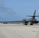 34th Expeditionary Bomb Squadron B-1B Lancers take off from Andersen AFB in support of BTF 25-1