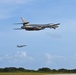 34th Expeditionary Bomb Squadron B-1B Lancers take off from Andersen AFB in support of BTF 25-1