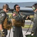 34th Expeditionary Bomb Squadron B-1B Lancers take off from Andersen AFB in support of BTF 25-1