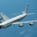 RC-135 refueled above the clouds