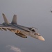 U.S. Navy F/A-18 Super Hornets refueled