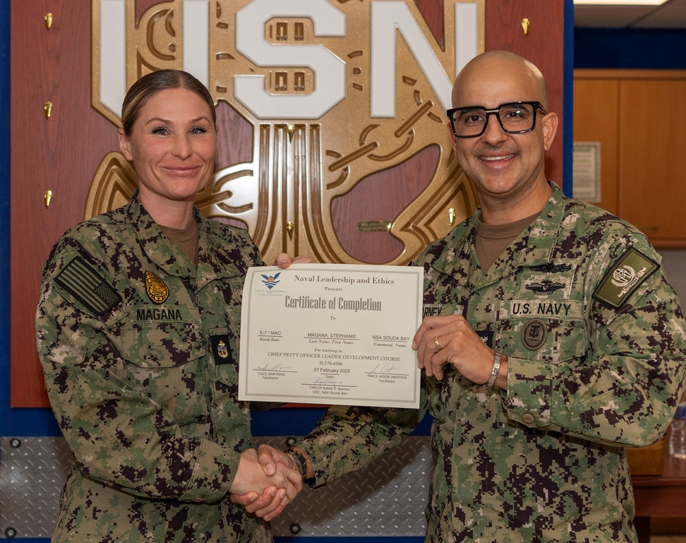 NSA Souda Bay February CPOLDC Graduation