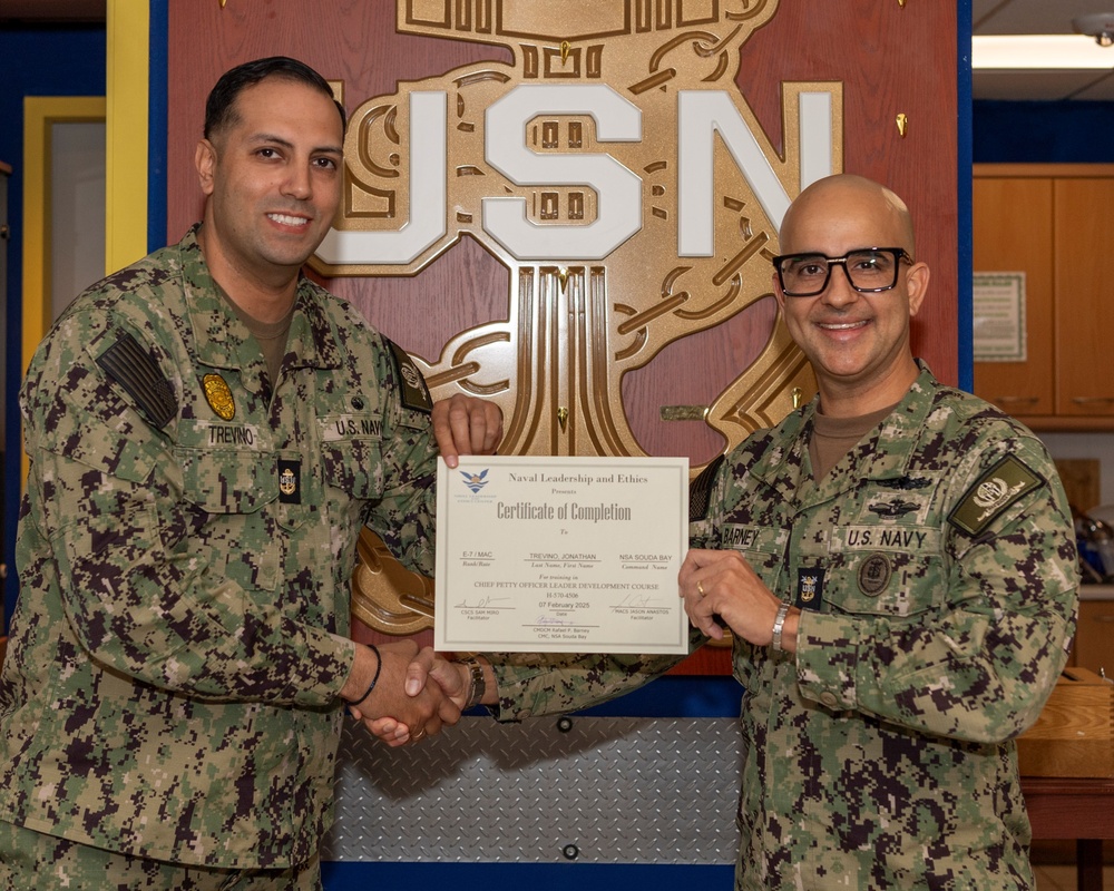 NSA Souda Bay February CPOLDC Graduation