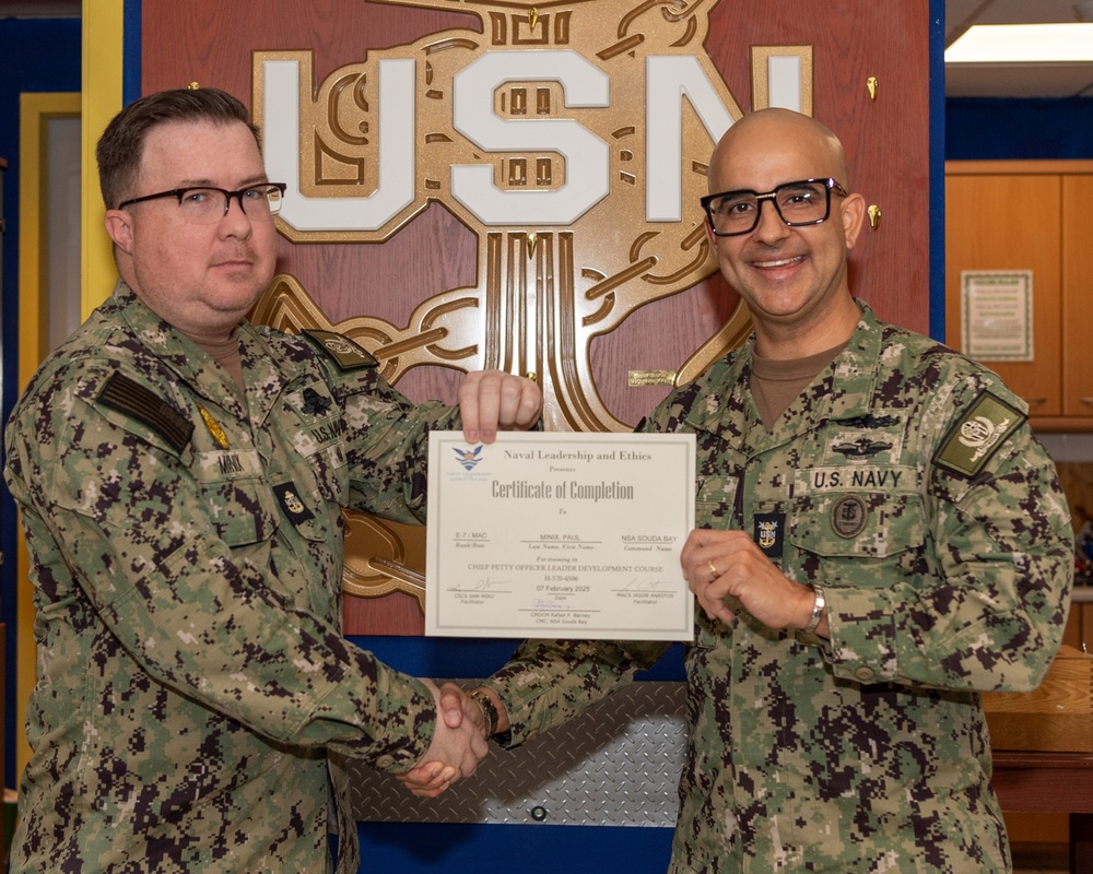 NSA Souda Bay February CPOLDC Graduation