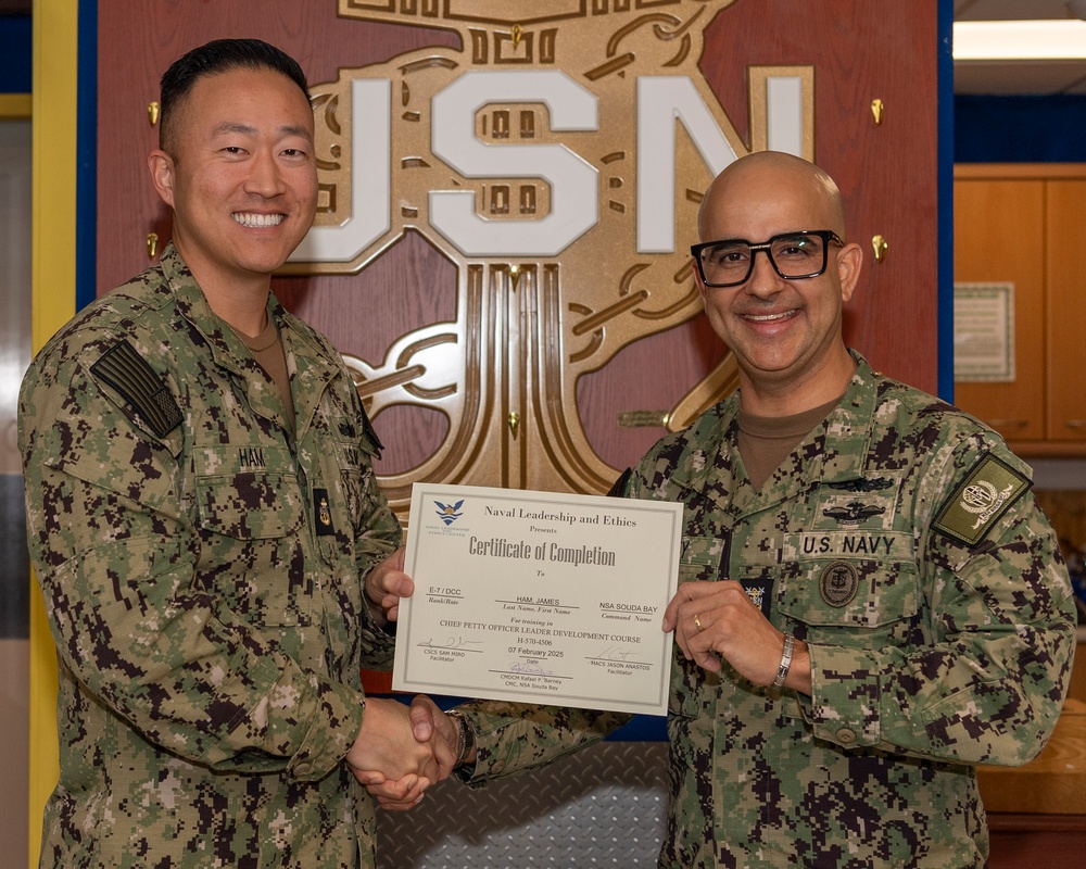 NSA Souda Bay February CPOLDC Graduation