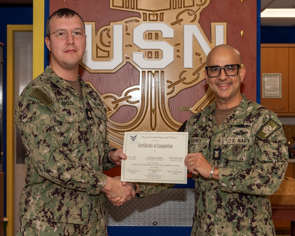 NSA Souda Bay February CPOLDC Graduation